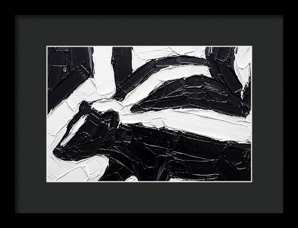 Skunk In Palette Knife Style