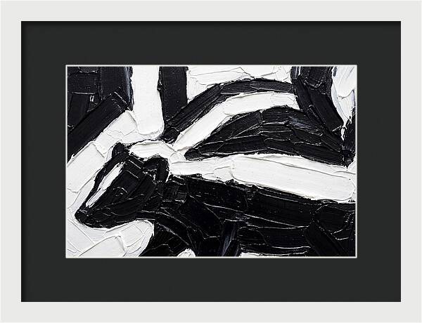 Skunk In Palette Knife Style