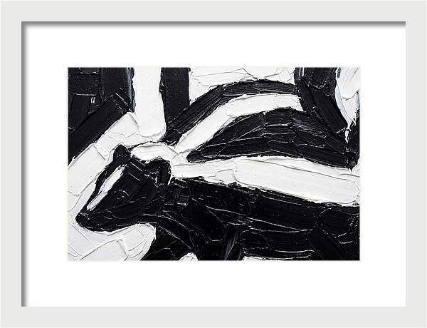 Skunk In Palette Knife Style