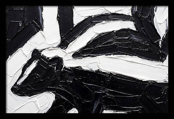 Skunk In Palette Knife Style
