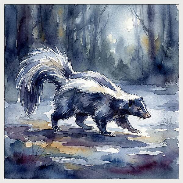 Skunk In The Moonlight
