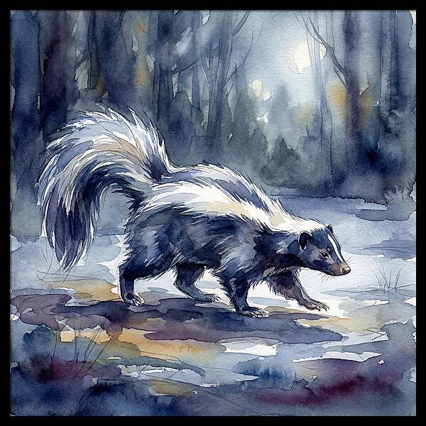 Skunk In The Moonlight