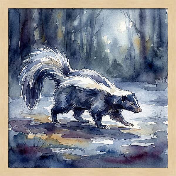 Skunk In The Moonlight