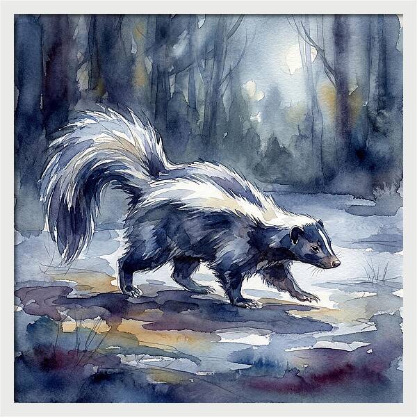 Skunk In The Moonlight