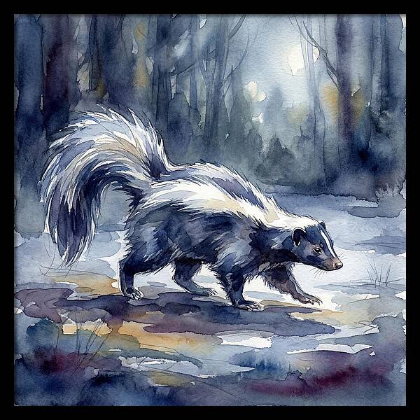 Skunk In The Moonlight