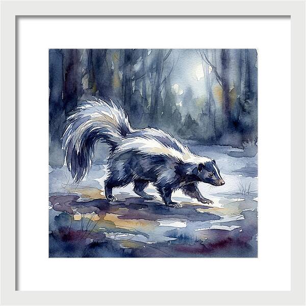 Skunk In The Moonlight