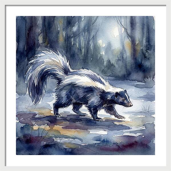 Skunk In The Moonlight
