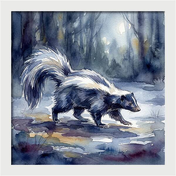 Skunk In The Moonlight