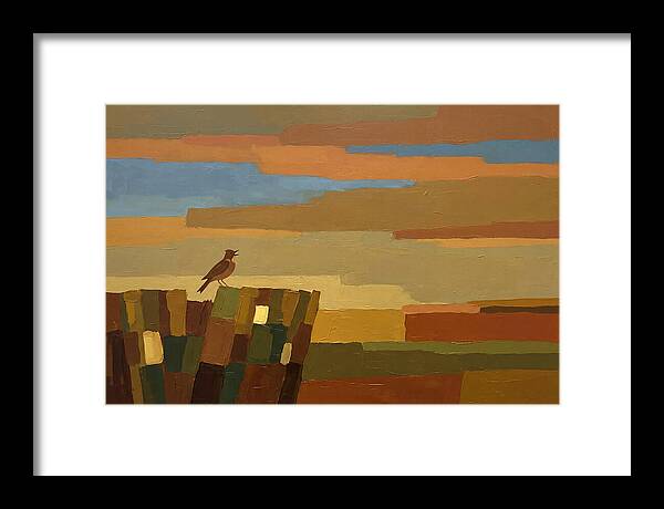 Skylark Ascending From Cornfield