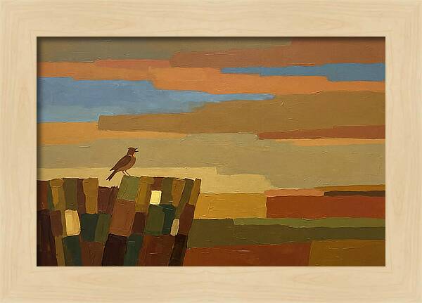 Skylark Ascending From Cornfield