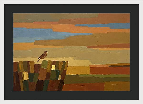 Skylark Ascending From Cornfield