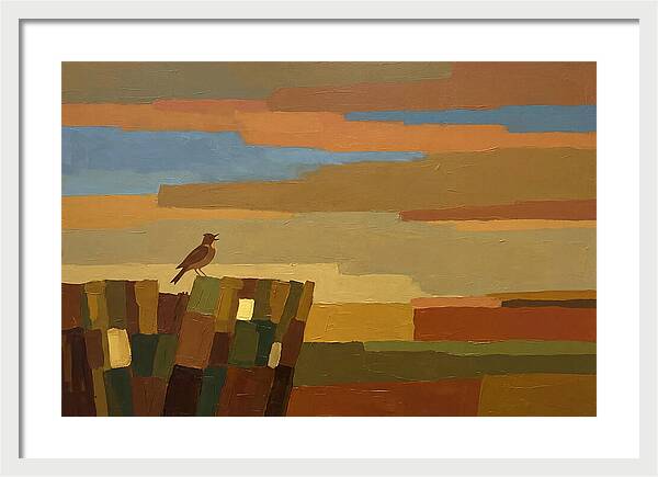 Skylark Ascending From Cornfield