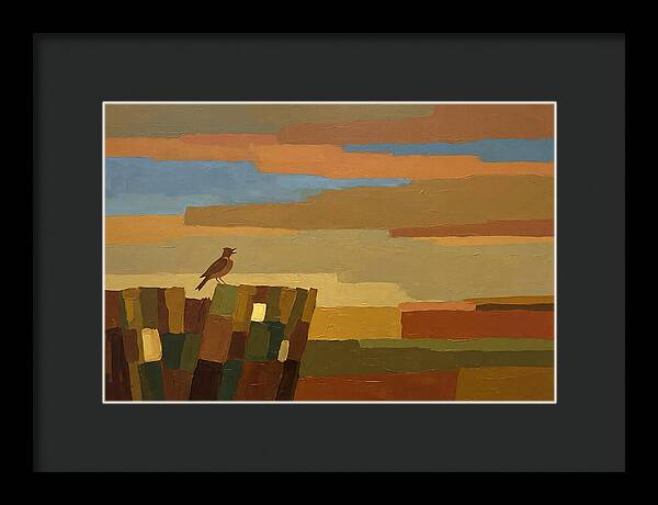 Skylark Ascending From Cornfield