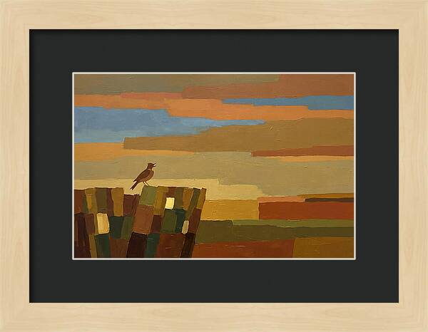 Skylark Ascending From Cornfield