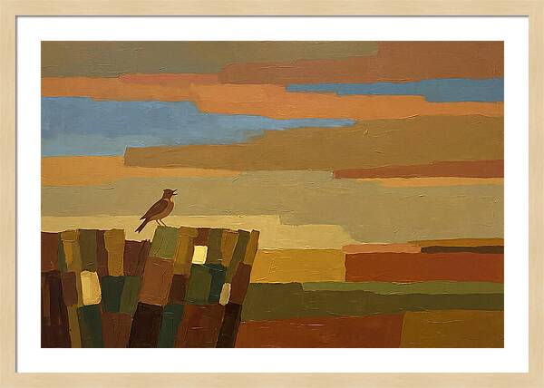 Skylark Ascending From Cornfield