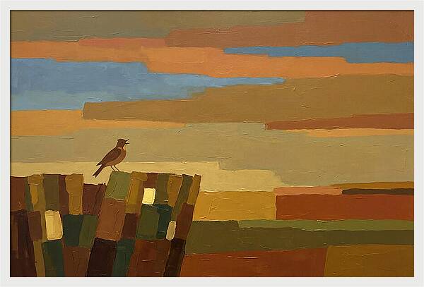 Skylark Ascending From Cornfield