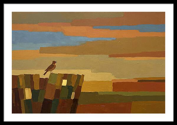Skylark Ascending From Cornfield