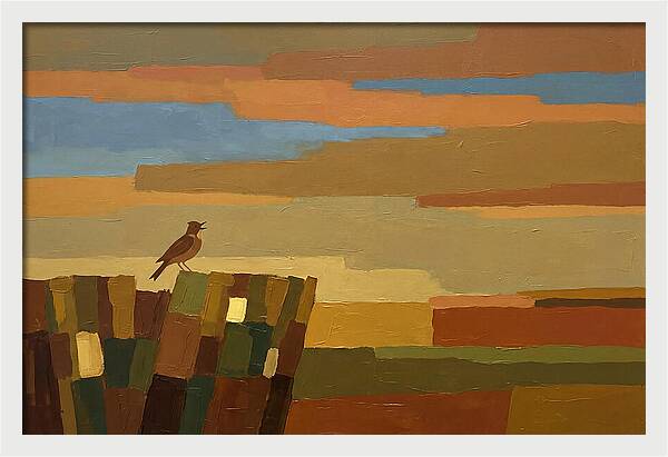 Skylark Ascending From Cornfield