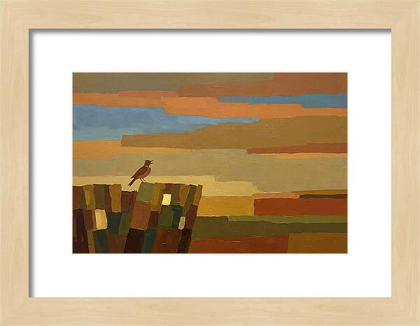 Skylark Ascending From Cornfield