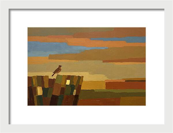 Skylark Ascending From Cornfield