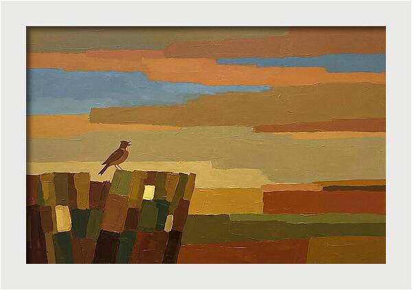Skylark Ascending From Cornfield