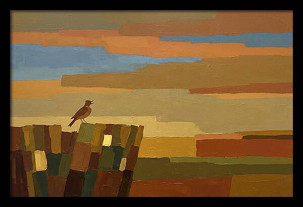 Skylark Ascending From Cornfield