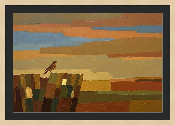 Skylark Ascending From Cornfield