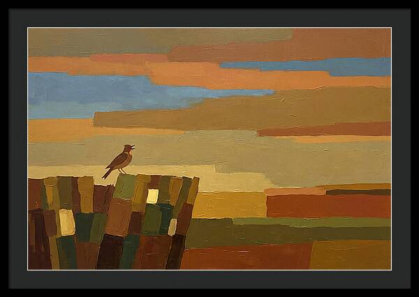 Skylark Ascending From Cornfield