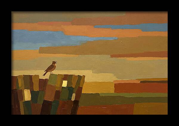 Skylark Ascending From Cornfield