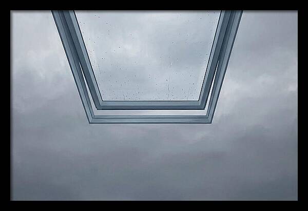 Skylight View Under Rain
