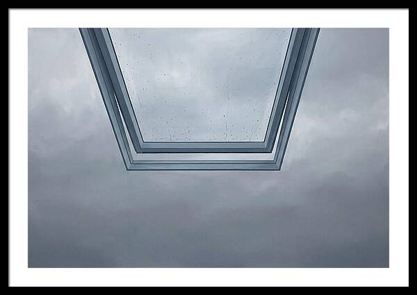 Skylight View Under Rain