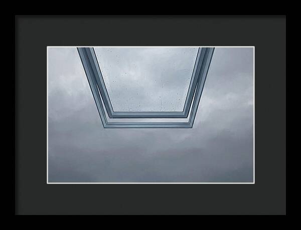 Skylight View Under Rain