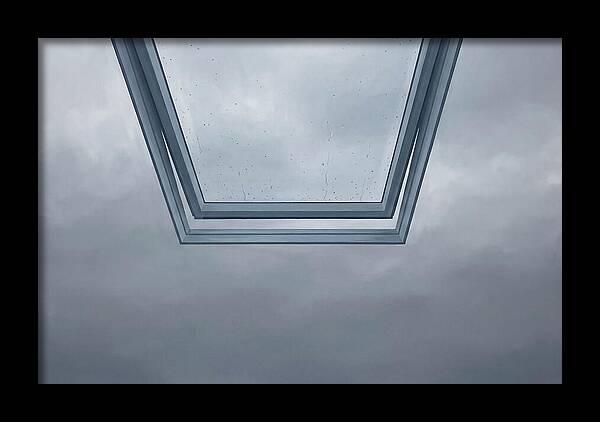 Skylight View Under Rain