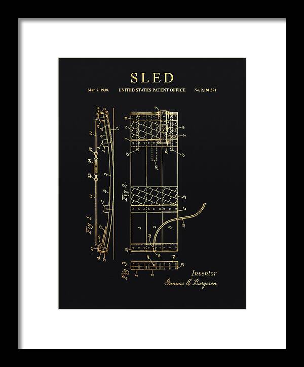 Sled Gold Patent Us2181391a