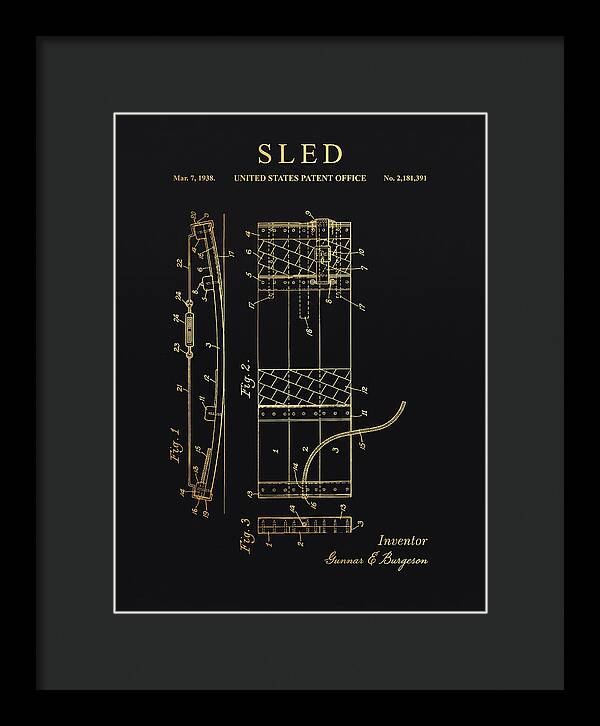 Sled Gold Patent Us2181391a