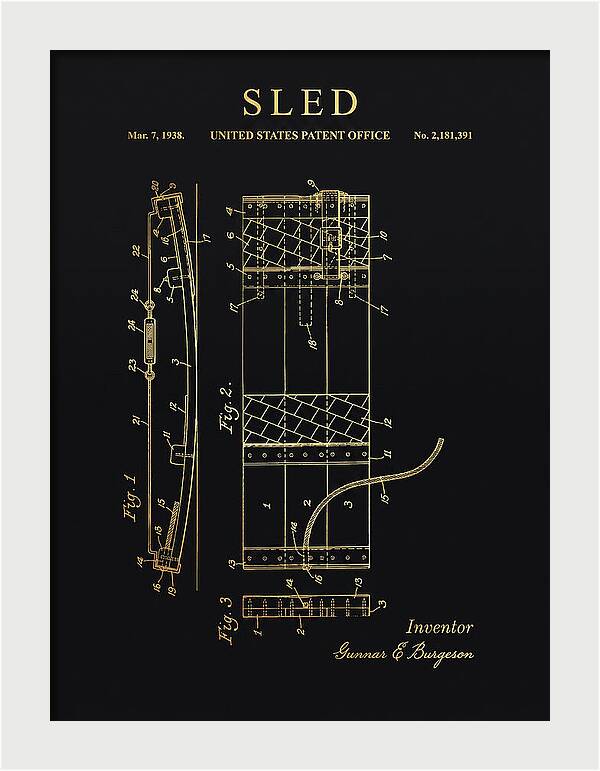 Sled Gold Patent Us2181391a