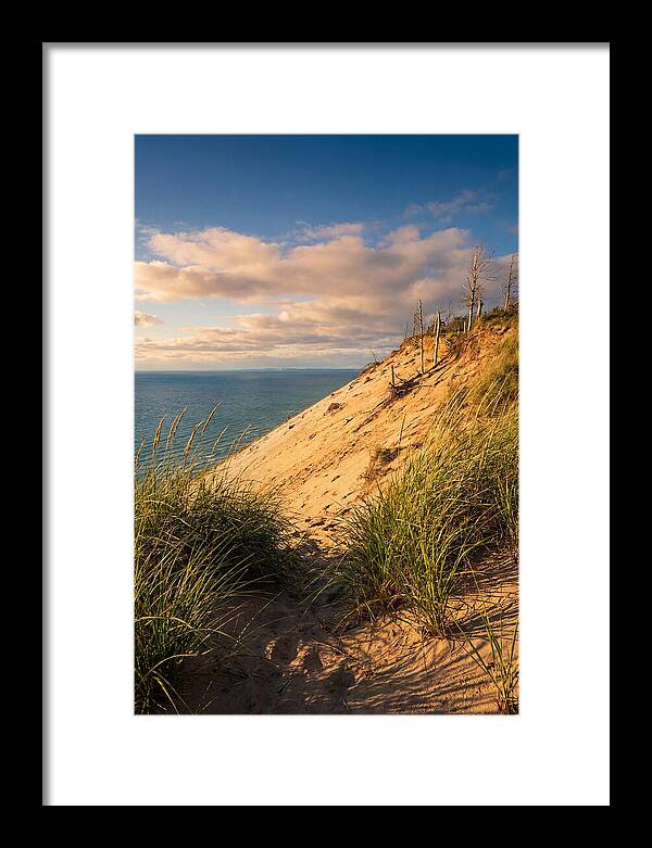 Sleeping Bear Dunes At Golden Hour