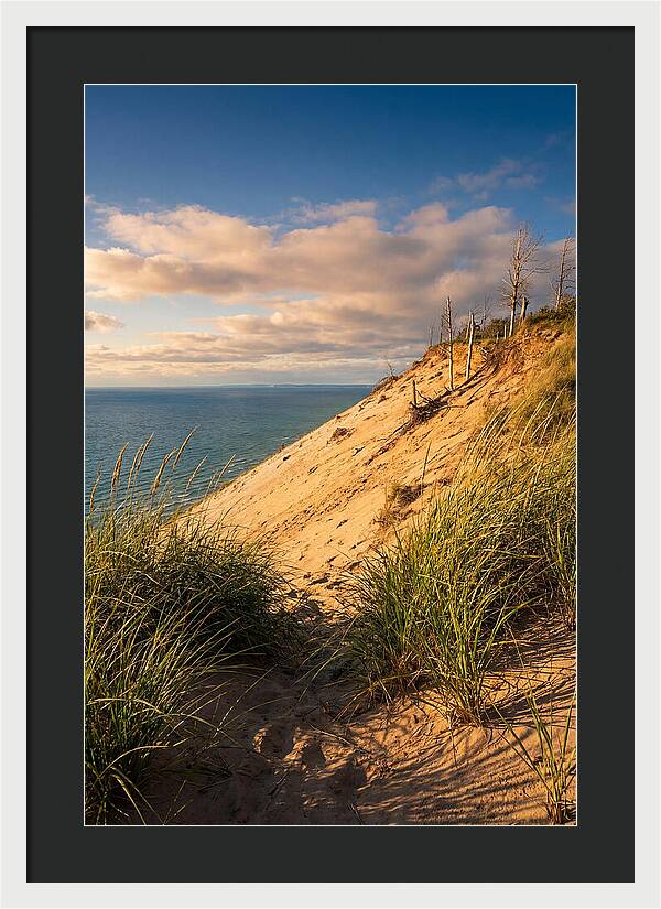 Sleeping Bear Dunes At Golden Hour