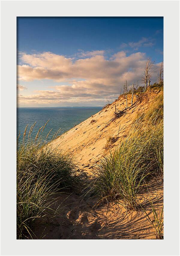 Sleeping Bear Dunes At Golden Hour