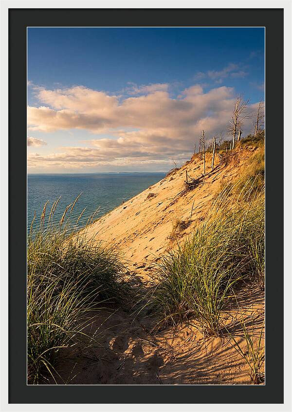 Sleeping Bear Dunes At Golden Hour