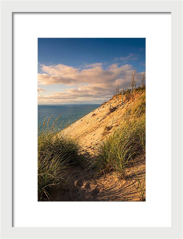 Sleeping Bear Dunes At Golden Hour