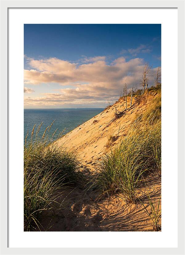 Sleeping Bear Dunes At Golden Hour