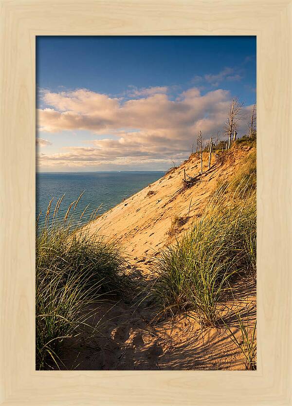 Sleeping Bear Dunes At Golden Hour