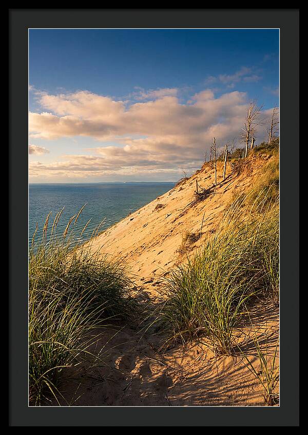 Sleeping Bear Dunes At Golden Hour