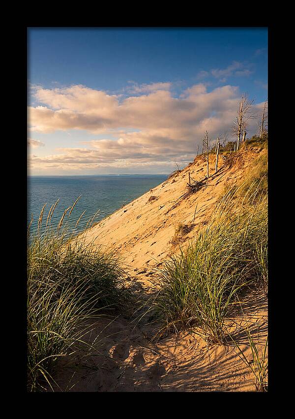 Sleeping Bear Dunes At Golden Hour