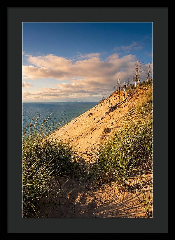 Sleeping Bear Dunes At Golden Hour