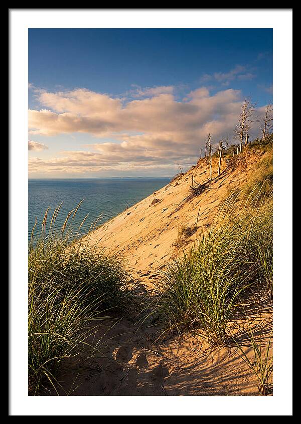 Sleeping Bear Dunes At Golden Hour