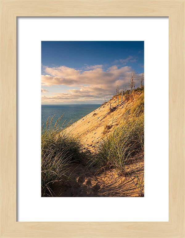 Sleeping Bear Dunes At Golden Hour