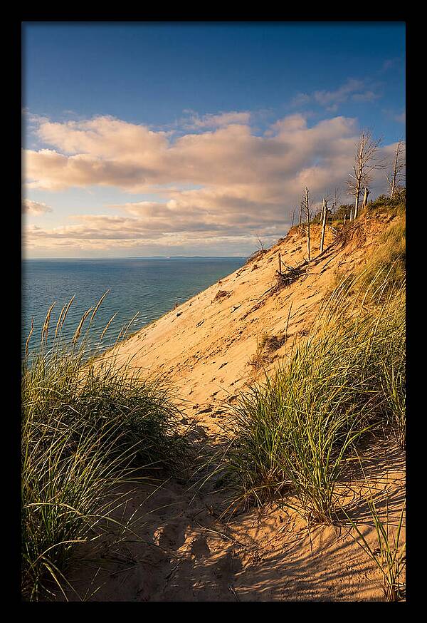 Sleeping Bear Dunes At Golden Hour