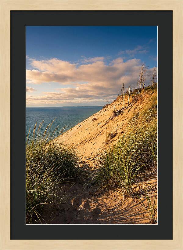 Sleeping Bear Dunes At Golden Hour